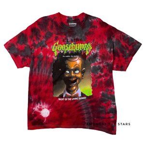 Goosebumps Night Of The Living Dummy Slappy Red Black Tie Dye T-Shirt